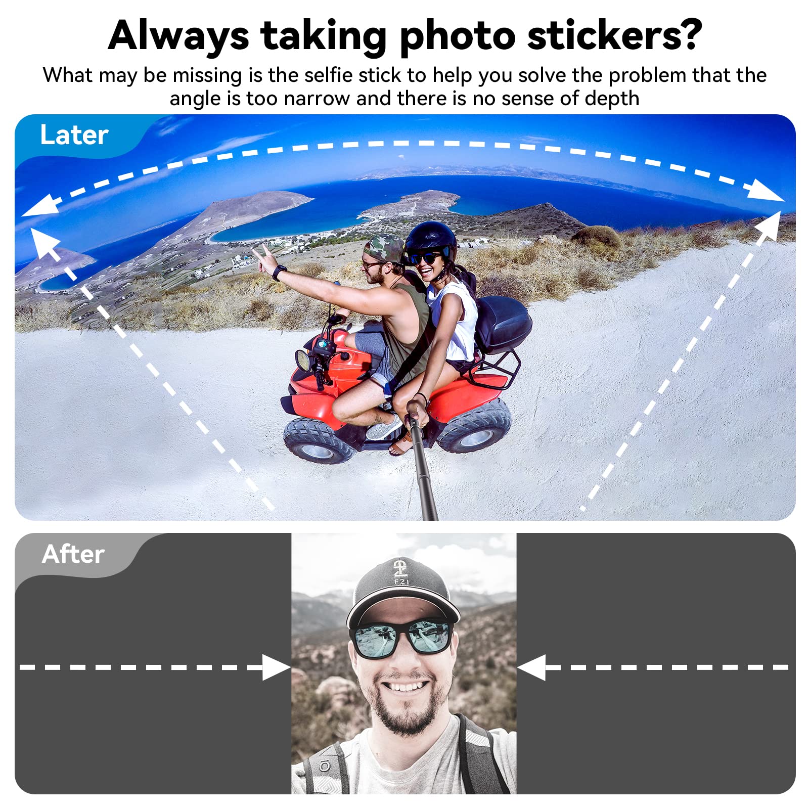 Telesin G3 Invisible Selfie Stick For Gopro Insta360 (120Cm/47.2'), Waterproof Carbon Fiber Extension Pole For Gopro 13 12 11 10 9 8 Insta 360 X3 X4 Go 3 Ace Pro 2 Dji Action 3 4 5 Osmo Pocket 3